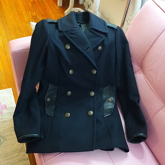 Rag & Bone Navy Military Jacket - Picture 1 of 12